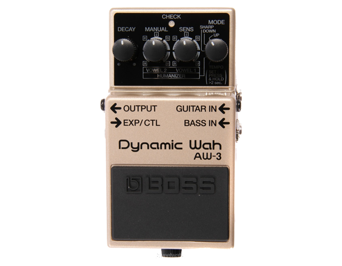 BOSS エフェクター Dynamic Wah AW-3 ベース ギター BOSS AW-3 Dynamic Wah — HornFX